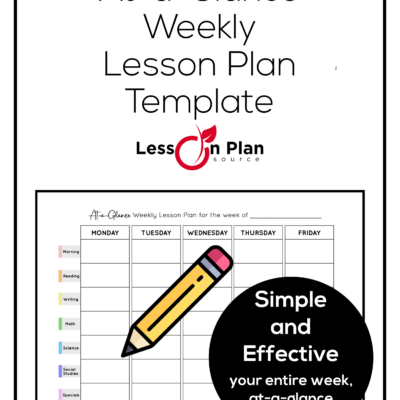 Free Weekly Lesson Plan Template