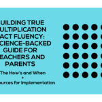 Building True Multiplication Fact Fluency: A Science-Backed Guide for Teachers and Parents