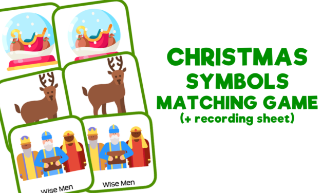 Christmas Symbols Matching Game