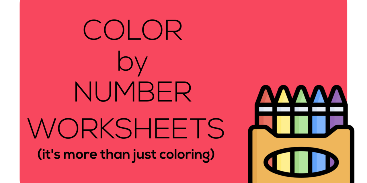 Color-by-Number Worksheets: More Than Just Coloring