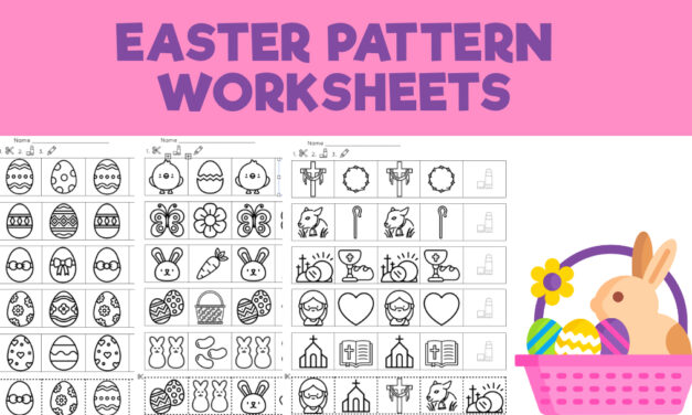 Easter Pattern Worksheets
