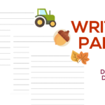 Fall Writing Paper