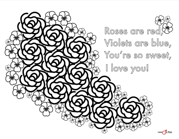 Free Valentine's Day Coloring Sheets - Lesson Plan Source