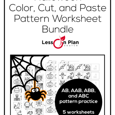 Halloween Pattern Worksheets