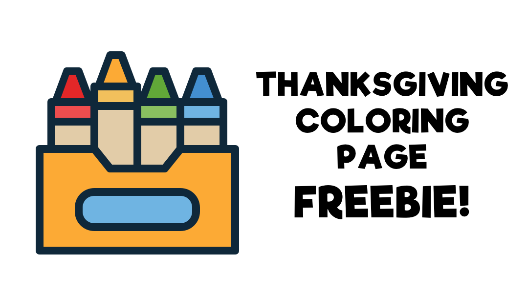 Thanksgiving Coloring Page Freebie!