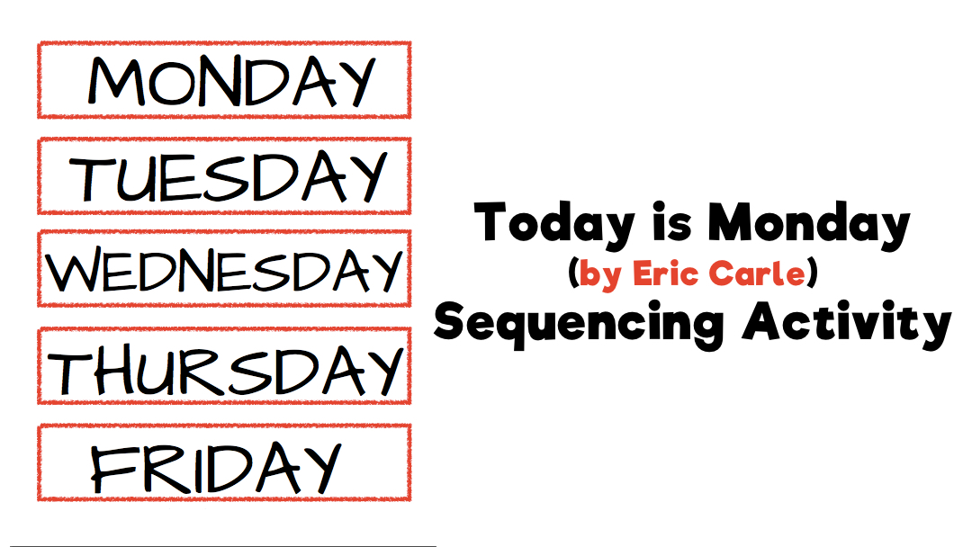 Today is Monday Sequencing Activity