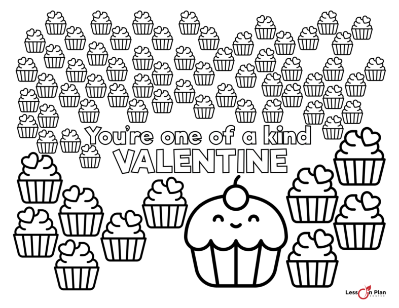 Free Valentine's Day Coloring Sheet