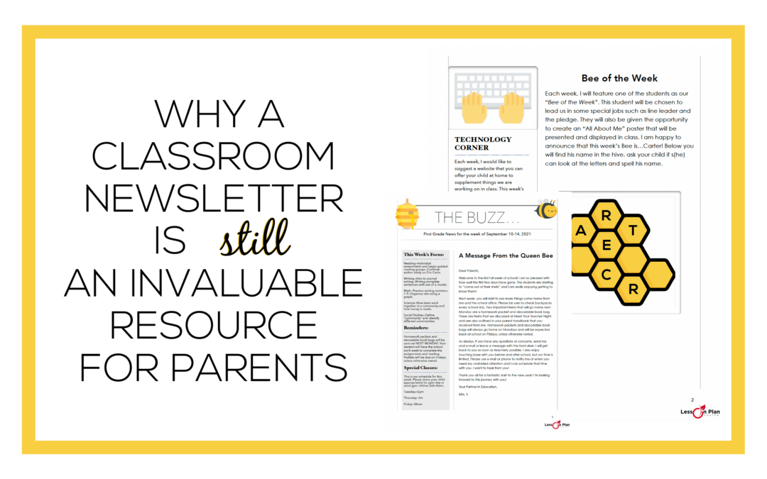 Why a Classroom Newsletter is Still an Invaluable Resource for Parents