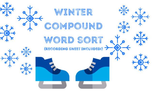 Winter Compound Word Sort