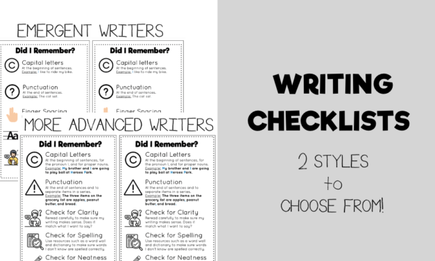 Writing Checklist