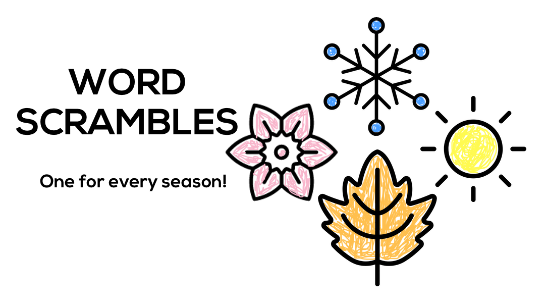 Word Scrambles (Seasons)